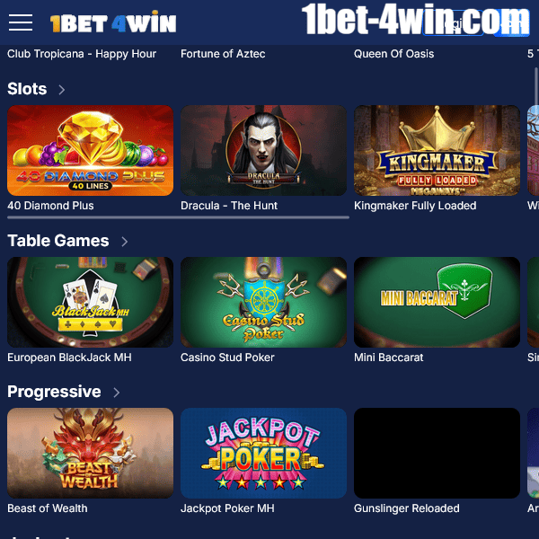 Juegos populares del casino